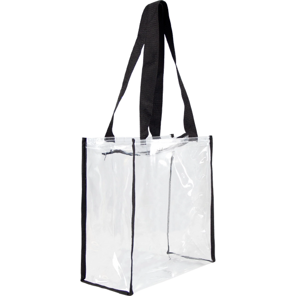 Oversize Vinyl Bag Huge Bag Transparent Bag Black and Clear 