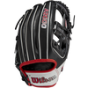 Wilson A2000 1975 11.75" Infield Glove in Black/White/Red