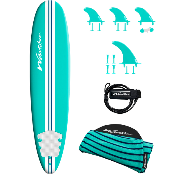 サーフボード　wave storm Amazon.com : WAVESTORM Classic 8ft and 7ft Soft Top Foam