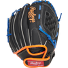 Rawlings Youth Sure Catch 10" Jacob deGrom Basket Web Glove in Black/Orange/Blue