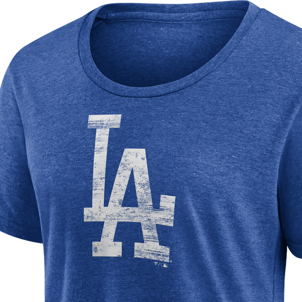 Women's Fanatics Branded Royal Los Angeles Dodgers Ultimate Style Raglan V-Neck T-Shirt