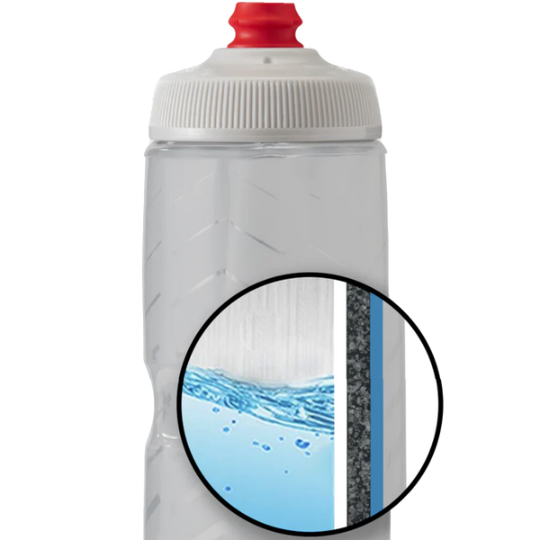 Polar Breakaway Insulated 24oz Water Bottle Surge Jersey Knit Charcoal or  White