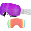 Giro Women's Lusi Goggle in White Limitless + Vivid Pink and Vivid Infrared