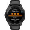 Garmin Forerunner 265 tempo tracking display