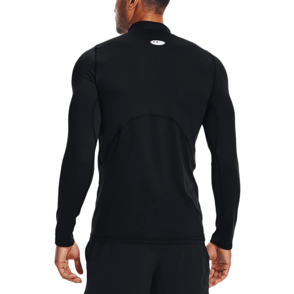 Under Armour Cold Gear Fitted Mock Turtleneck Base Layer Black YLG 1233050
