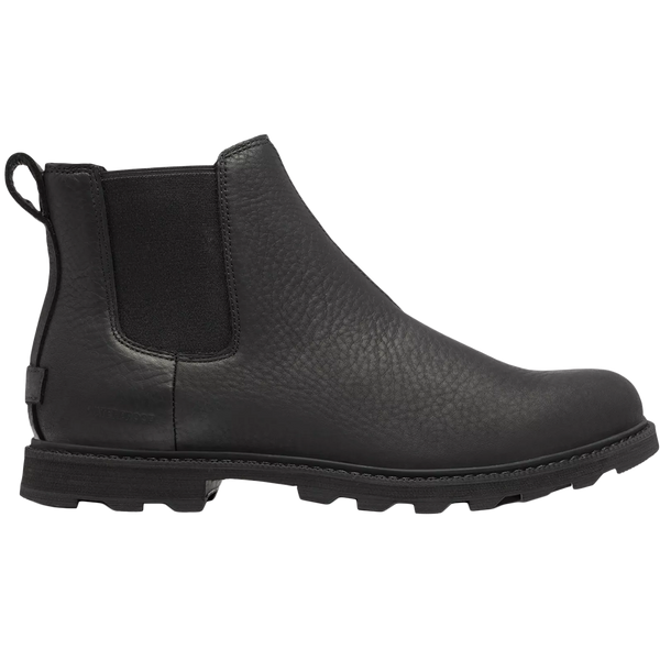 Chelsea Matte Black Men's Rain Boots