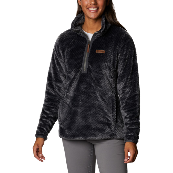 Nordic Fleece Quarter Zip Sherpa Pullover in Gray with Gray Gray / XS