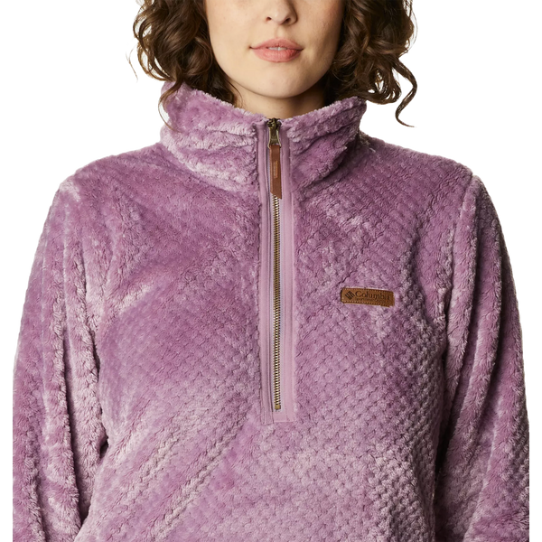 Sporty & Rich 94 Country Club Unisex 1/4 Zip Fleece Jacket Purple
