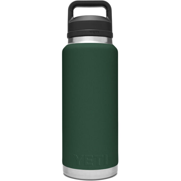 YETI Rambler 18-fl oz Stainless Steel Water Bottle with Chug Cap, Granite  Gray in the Water Bottles & Mugs department at