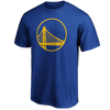 Majestic Men's Warriors Cotton Primary Logo Short Sleeve in Deep Royal