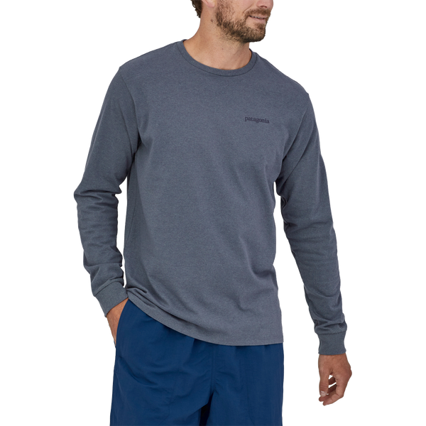 Patagonia men's long sleeve t store shirt sale