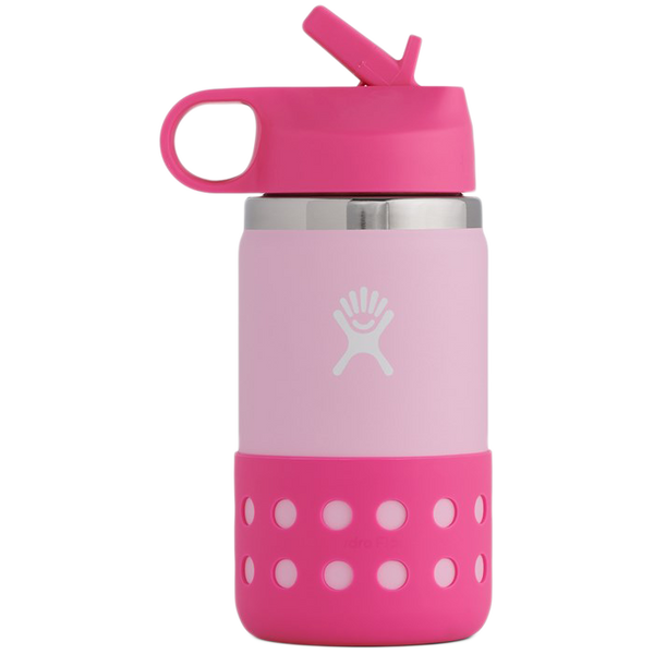 Hydro Flask Kids Wide Mouth Straw Lid 355ml JR Bottle (paradise)