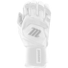 Marucci Sports Signature Full Wrap Batting Gloves White/White