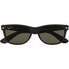 Ray Ban New Wayfarer - Rubber Black/Polarized Green