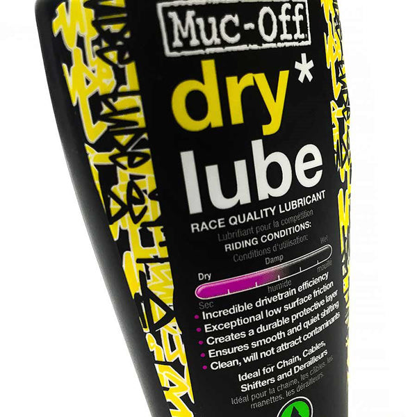 Muc-Off Dry Chain Lube, Biodegradable, Dry Weather, Race Quality Bicycle  Lube