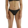 TYR Women's Obsidian Classic Bikini Bottom 008-Black/Gold
