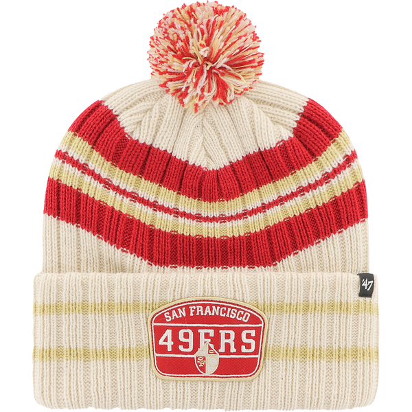 '47 Brand San Francisco 49ers Cuff Knit Beanie Hat Cap - Red