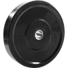 J/Fit 45 lb Rubber Bumper Plate Black