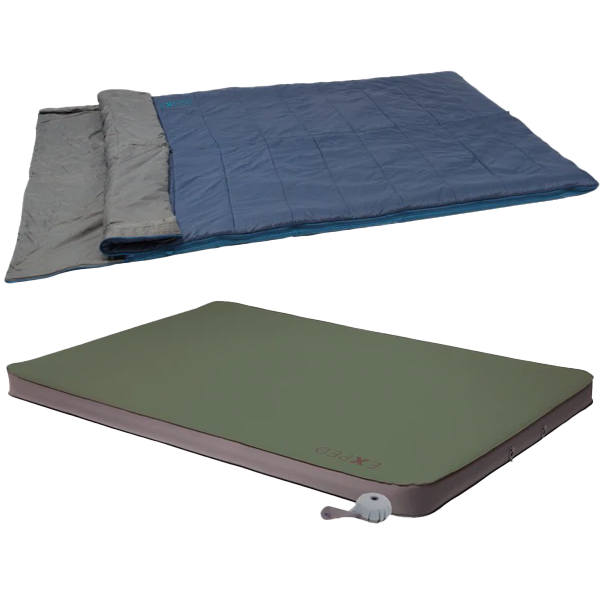 Sleeping bag pad combo hot sale