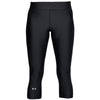 Under Armour Women's HeatGear Armour Capri 001-Black