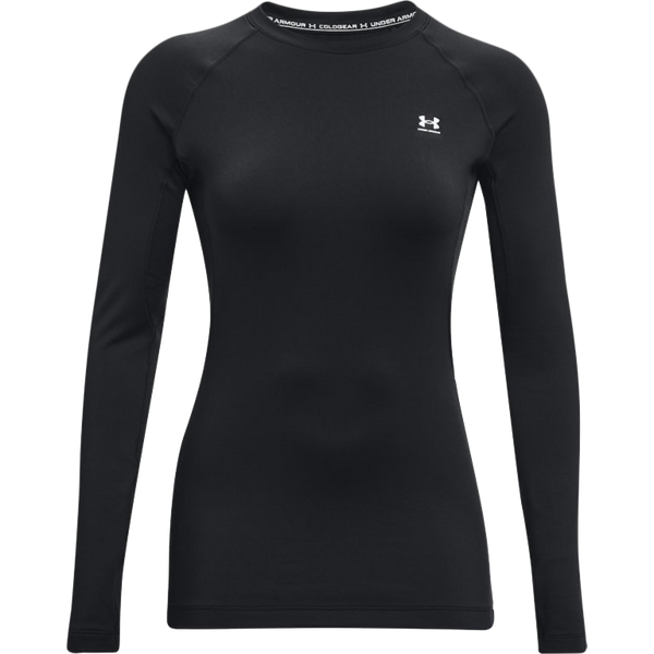 Under armour black long sleeve women's sales
