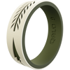 QALO Women's Strata Arrow Ring Sand/Olive