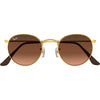 Ray Ban Round Metal M - Polished Bronze/Pink-Brown Gradient Polished Bronze/Pink-Brown Gradient
