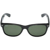 Ray Ban New Wayfarer - Rubber Black/Polarized Green Rubber Black/Polarized Green