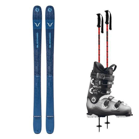 Blizzard Men's Rustler 10 Premium Ski Package