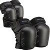 ProTec Athletics Knee/Elbow Pad Set, Black - MD Black