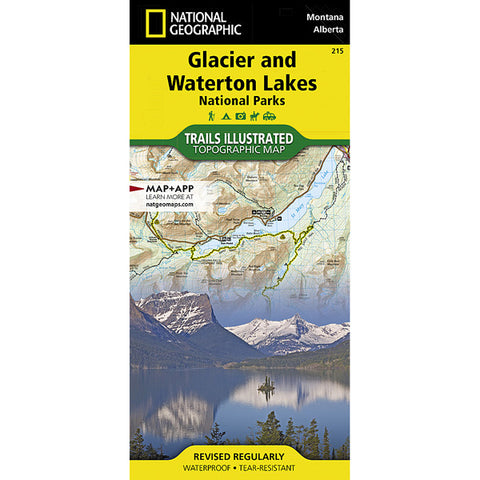 Glacier and Waterton Lakes National Parks Map