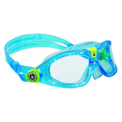 Seal Kid 2 Goggles - Aqua & Lime/Clear