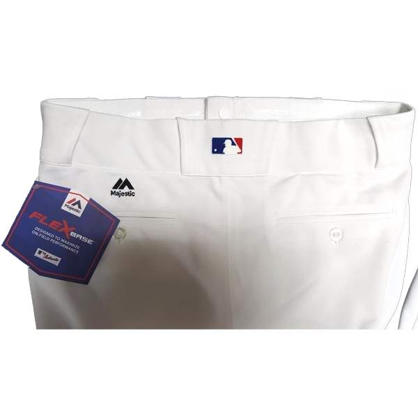 Red Sox White Majestic Flex Base Pro Baseball Pants