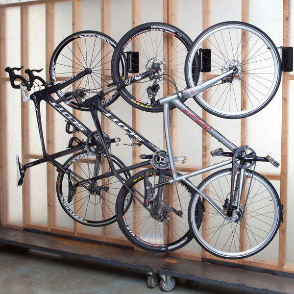 Angled wall 2025 bike rack