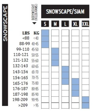 Salomon cross country ski boots size chart best sale