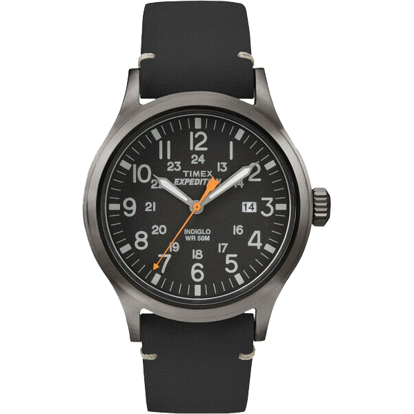 Timex expedition indiglo sales wr 50m stainless steel