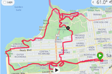 Solo Cycling in SF: Keeping Distance is a Challenge