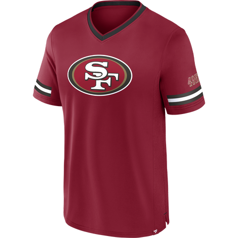 Men's 49ers Stripe Stacking Poly Fashion Top