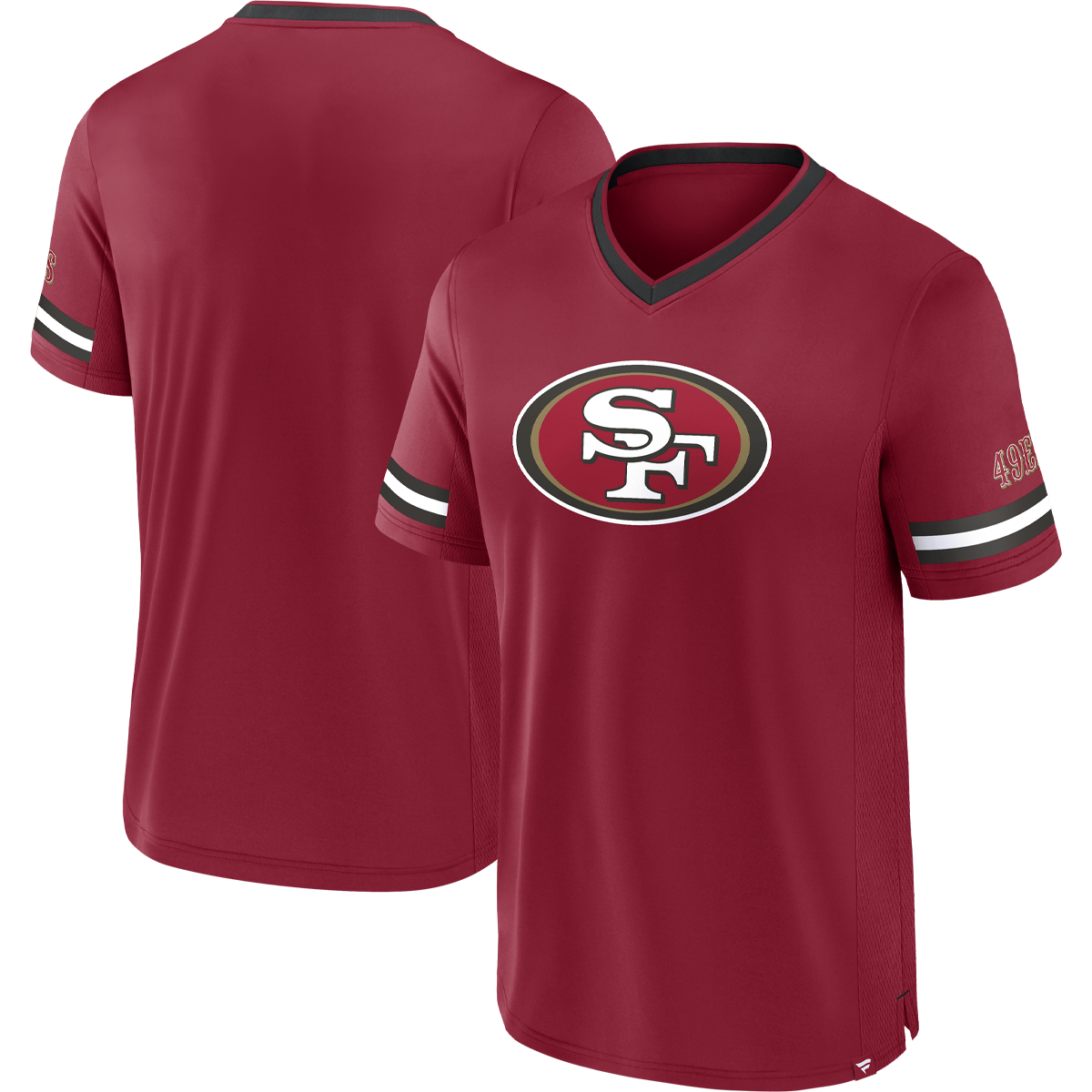 Men's 49ers Stripe Stacking Poly Fashion Top alternate view