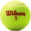 Wilson US Open Red Tournament 3 Ball Can single ball front