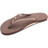 Rainbow Sandals Women's Flirty Braidy in Expresso Sierra Brown right inside top