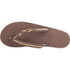Rainbow Sandals Women's Flirty Braidy in Expresso Sierra Brown top