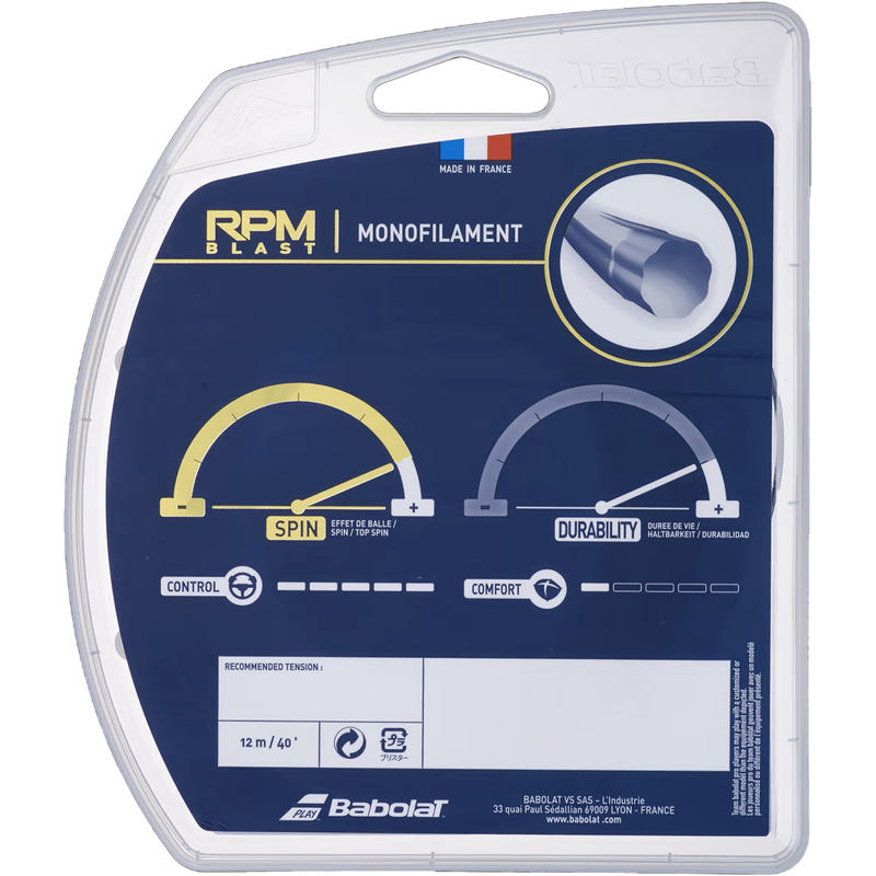 RPM Blast 16G, Babolat RPM Blast 16G in Black