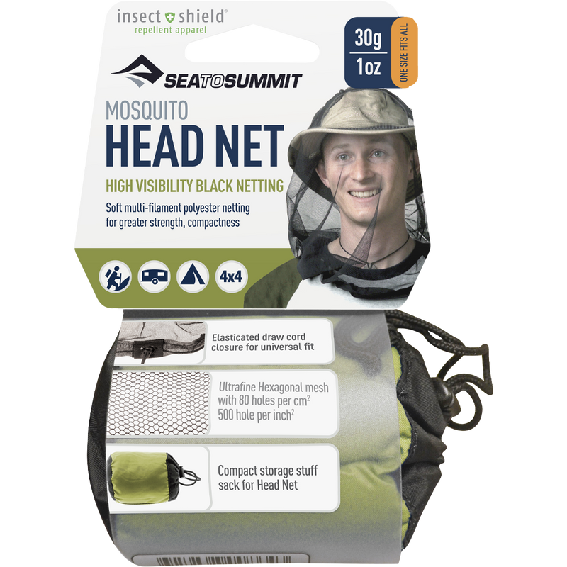 Insect Shield Mosquito Head Net, Sea to Summit Mosquito Head Net - Insect Shield