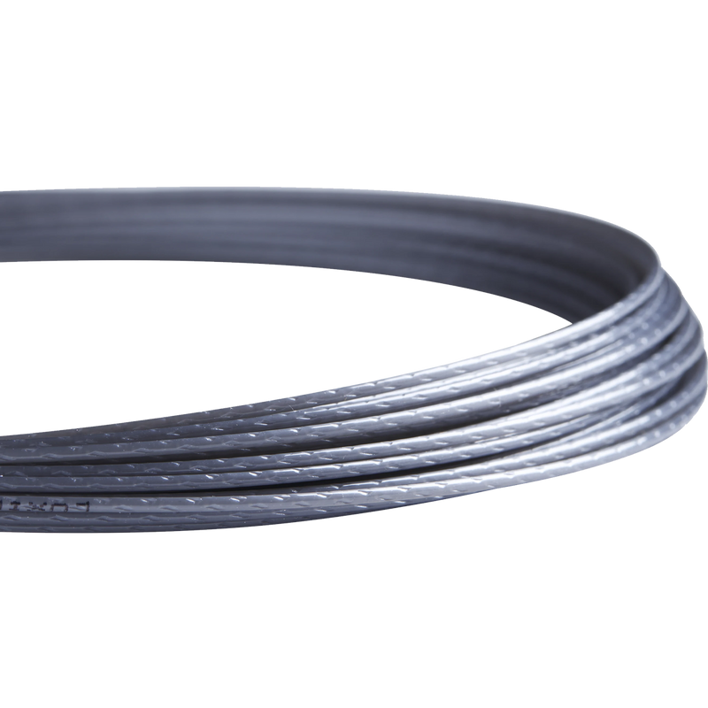 Alu Power Rough 125 Silver, Luxilon Alu Power Rough 125 string detail