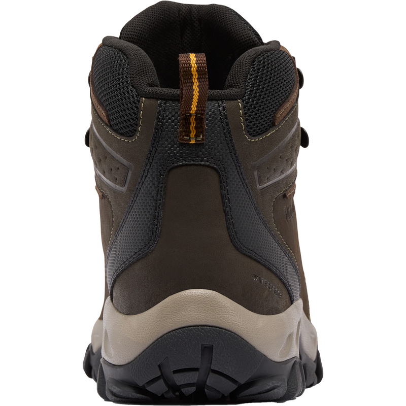 Men's Newton Ridge Plus II Waterproof, Columbia Men's Newton Ridge Plus II Waterproof in Cordovan Squash back
