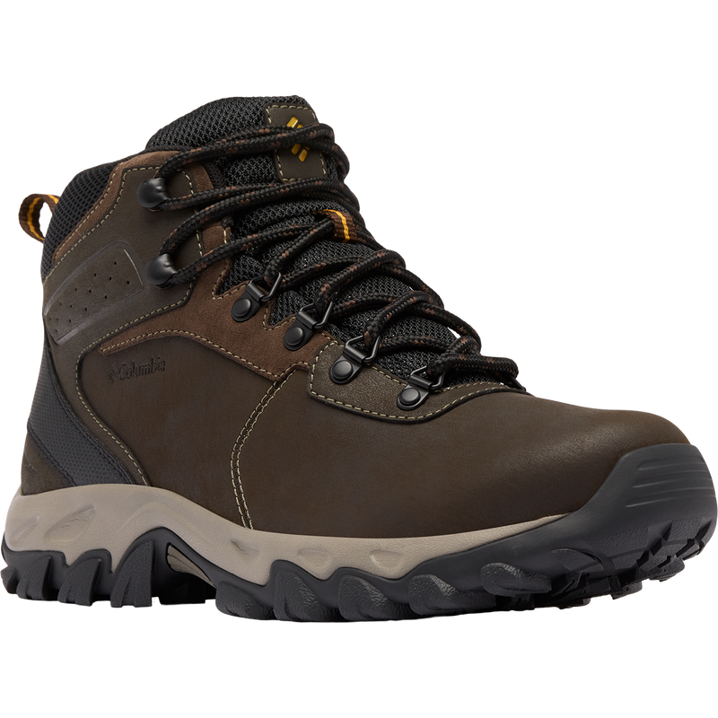 Men's Newton Ridge Plus II Waterproof, Columbia Men's Newton Ridge Plus II Waterproof in Cordovan Squash front right