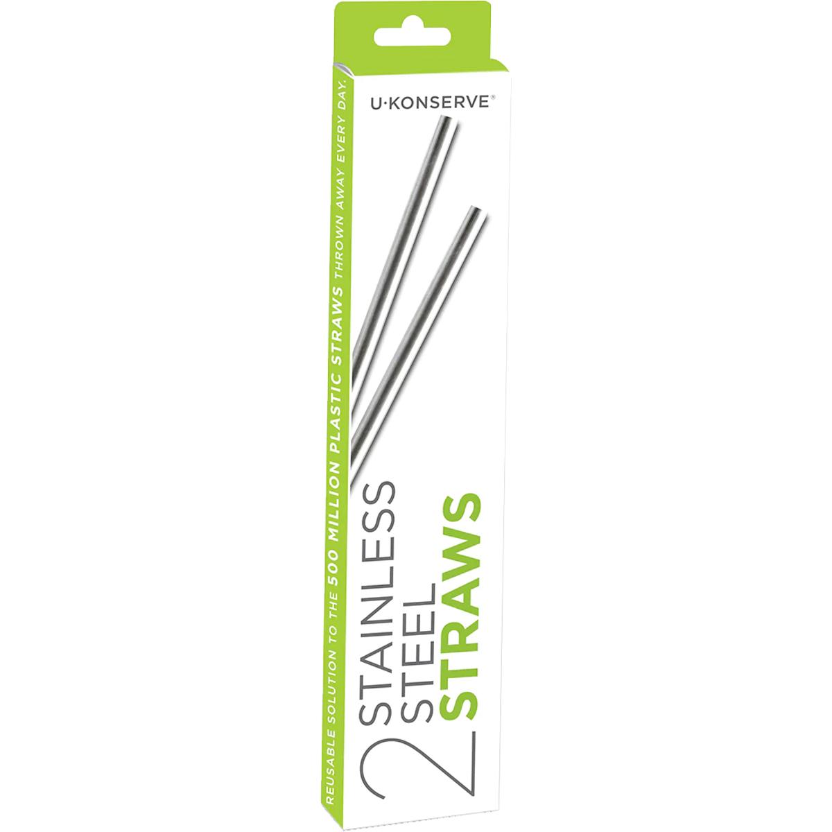 Stainless Steel Straws 2-Pack alternate view