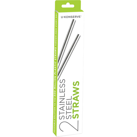 Stainless Steel Straws 2-Pack