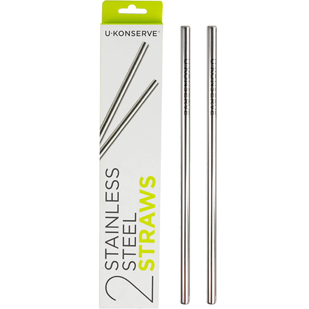 Stainless Steel Straws 2-Pack alternate view